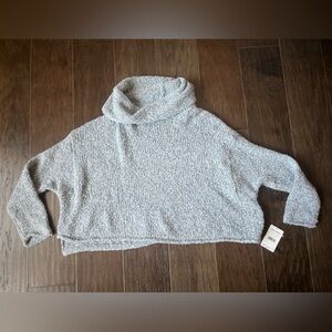 Free People cropped turtleneck sweater NWT